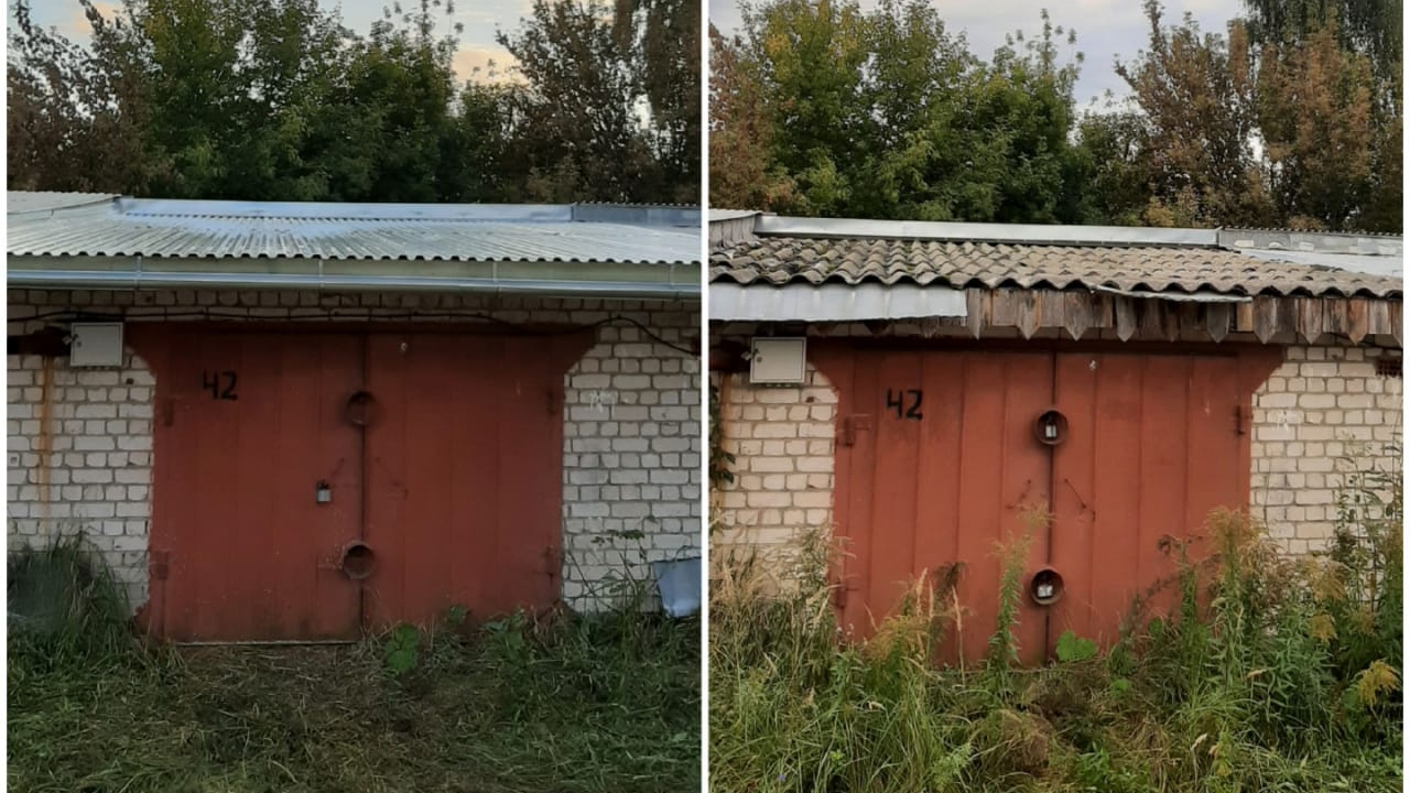 Капитальный ремонт крыши гаража за 2 дня 6×6-1 серия