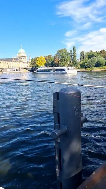 🎣 Рыбалка в порту Потсдама_ один окунь и сотни зевак 😅