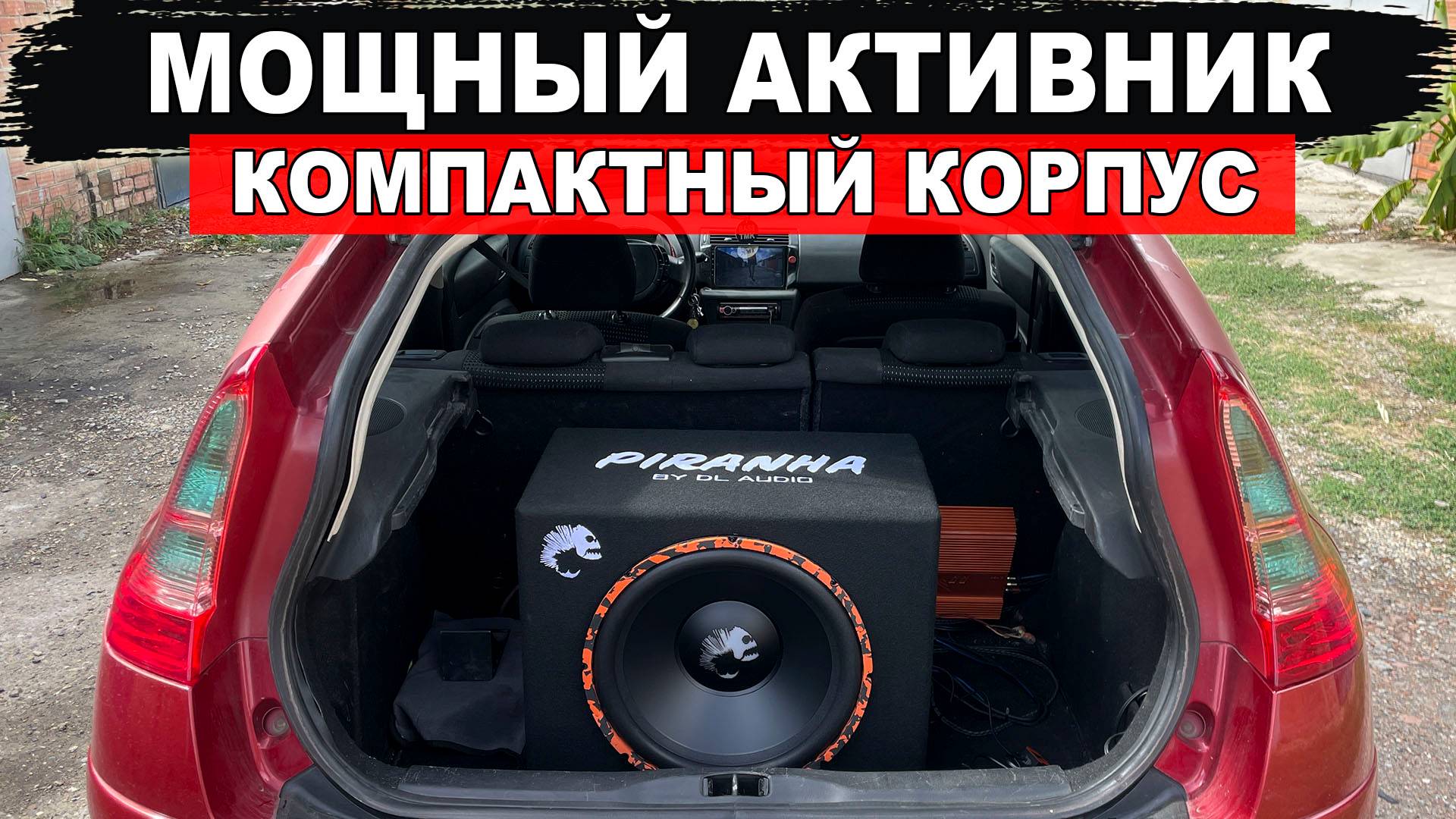 Мощный активный сабвуфер с огромным встроенным сабом в компактном корпусе! DL Audio Piranha 15A SE