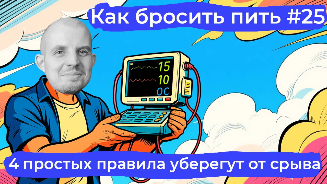 Как бросить пить #25: Четыре правила трезвости - Не будь голодным, злым, одиноким, уставшим!