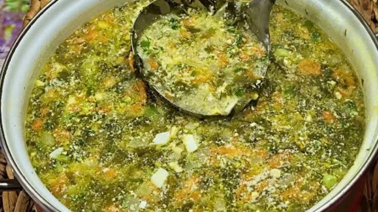 Суп из щавеля.