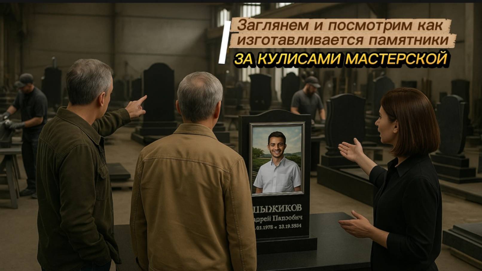 КАК ИЗГОТАВЛИВАЮТСЯ ПАМЯТНИКИ.