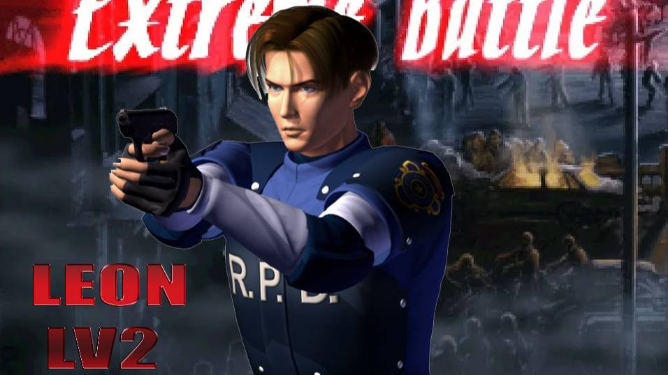RESIDENT EVIL 2 (PSone) - Extreme Battle: LEON LV2