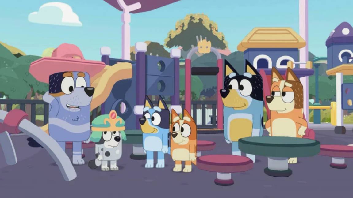 Блуи: Давай Поиграем (Bluey: Let's Play!)|Мультик Блуи с Друзьями резвятся на Игровой Площадке