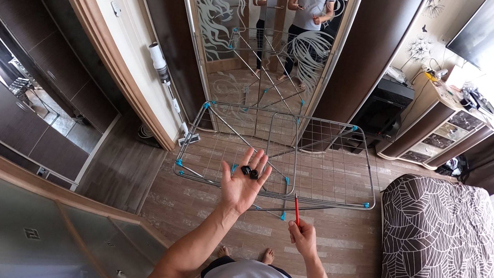 Видео инструкция по замене направляющих для сушилки белья