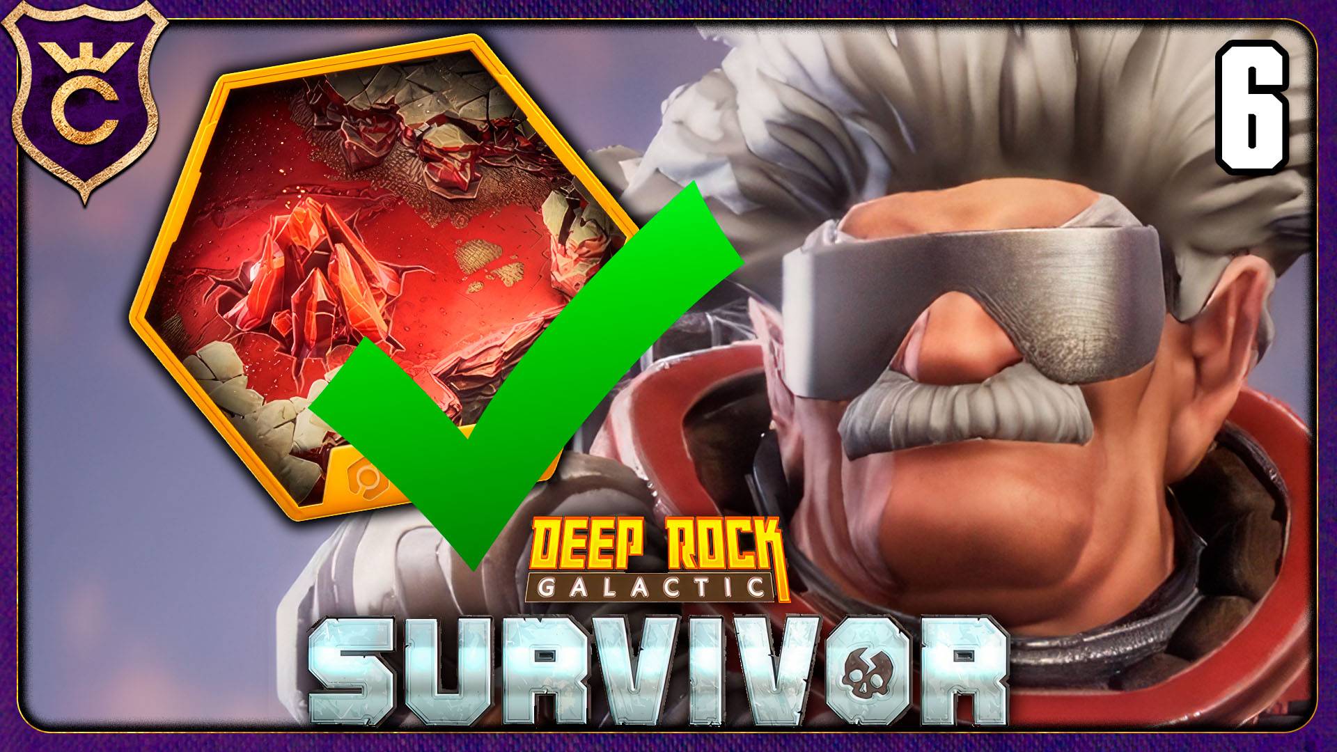 ИНЖЕНЕР ПРОШЁЛ НОВУЮ КАРТУ СОЛЯНЫЕ ЯМЫ! 6 Deep Rock Galactic Survivor