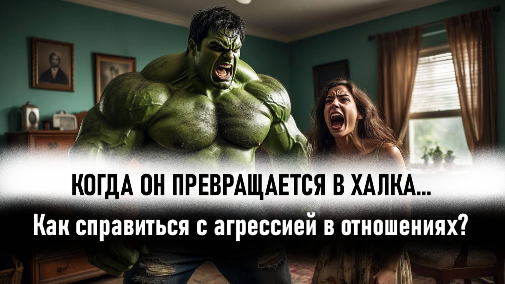 Когда он превращается в Халка (но без крутых спецэффектов): как справиться с агрессией в отношениях