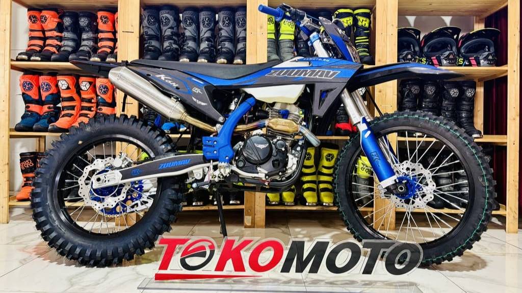 Мотоцикл эндуро ZUUMAV K6Н синий