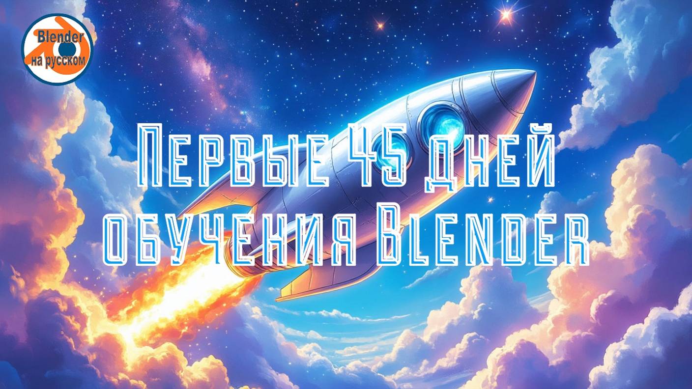 Первые 45 дней обучения Blender
