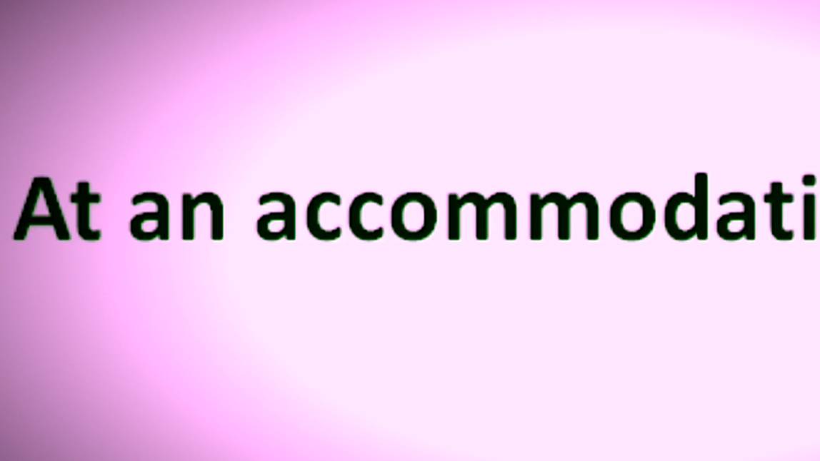 64 [n] At an accommodations agency   Английский Произношение Интонация