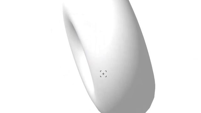 3D-фигура - синий кубик в торе