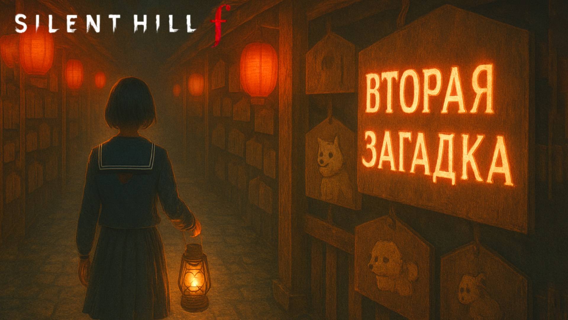 Silent Hill f ЗАГАДКА СВЯТИЛИЩА ТАБЛИЧКИ ЭМА и НАПЛЕЧНАЯ СУМКА прохождение #3 Сайлент Хилл Ф