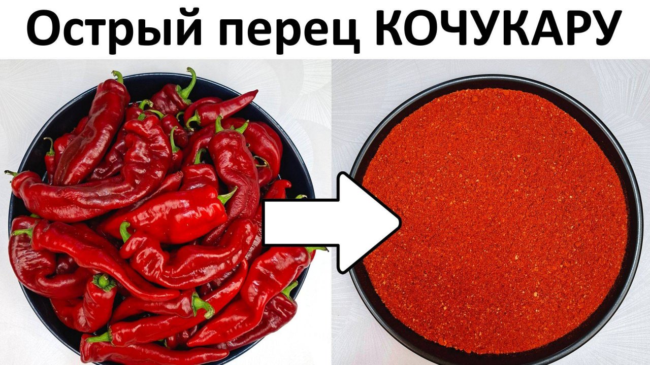 Сушка перцев и приготовление молотого острого красного перца КОЧУКАРУ дома!