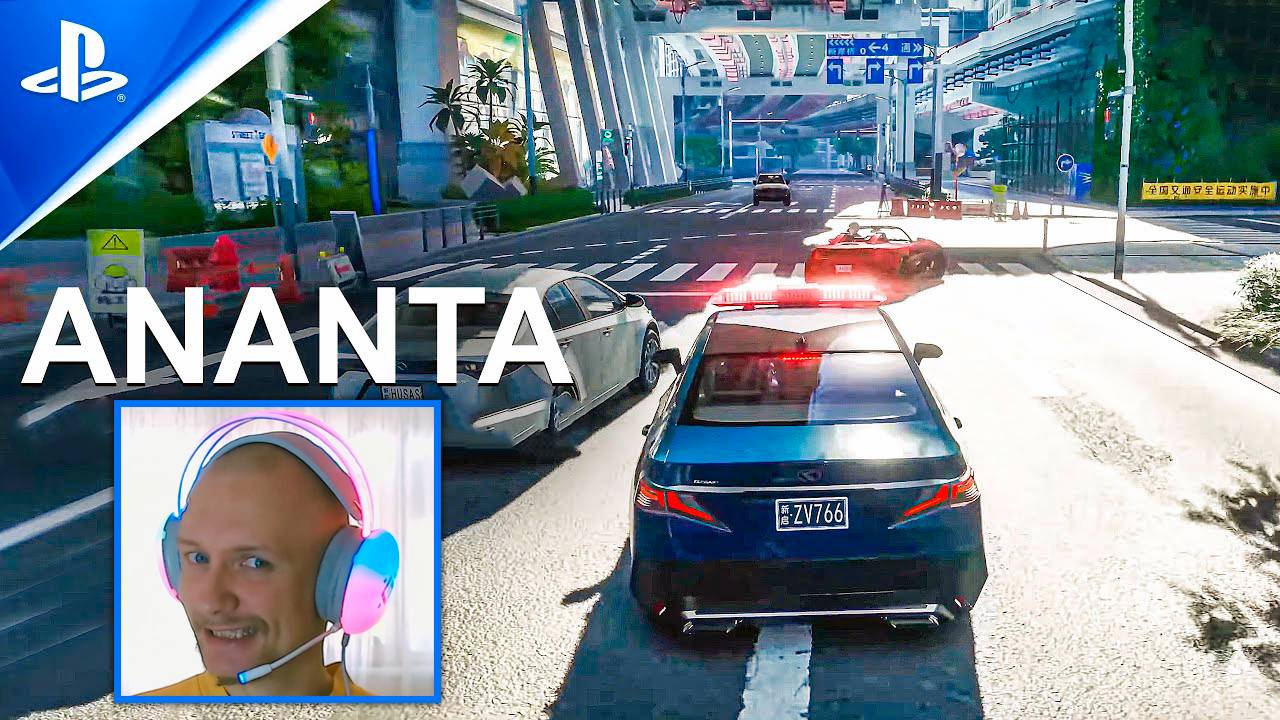 Ananta Обзор на Геймплей трейлер Аниме игры — смесь Grand Theft Auto V и Genshin Impact!