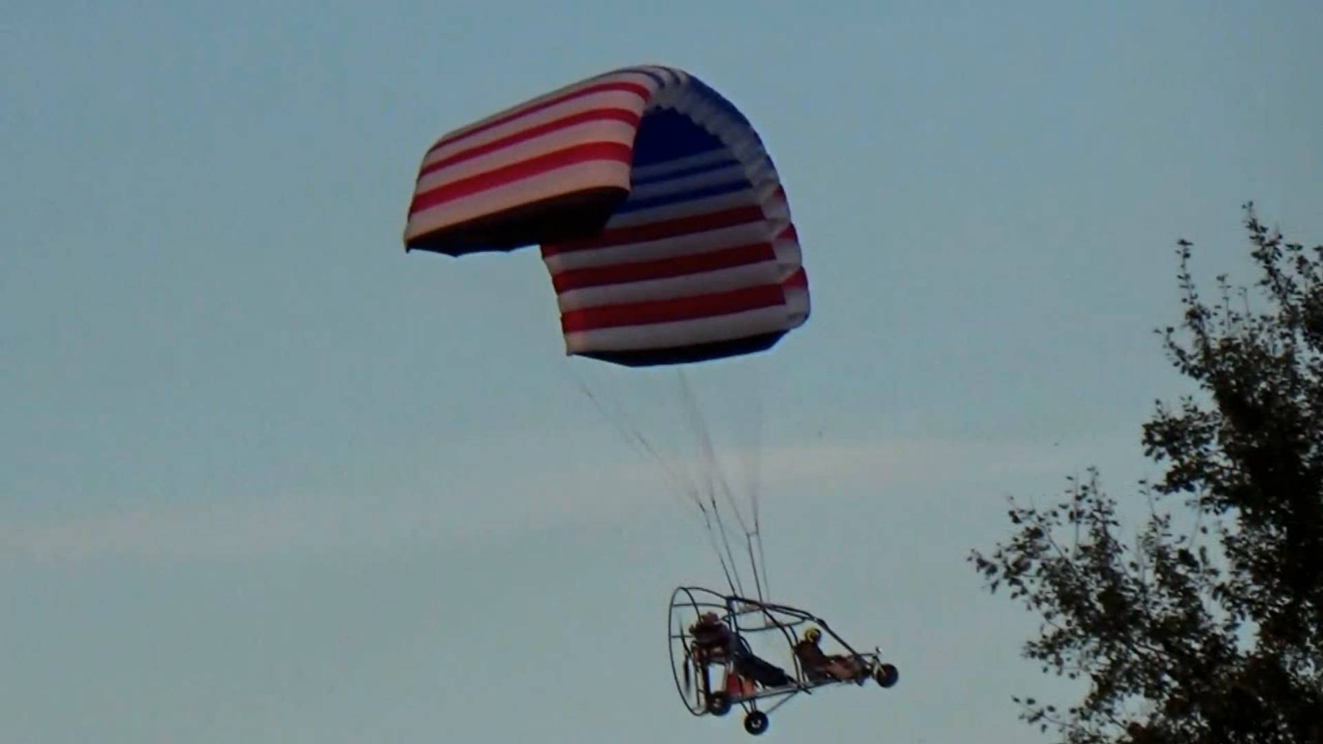 Аэрошют над деревней Афанасьево. Вязниковский район