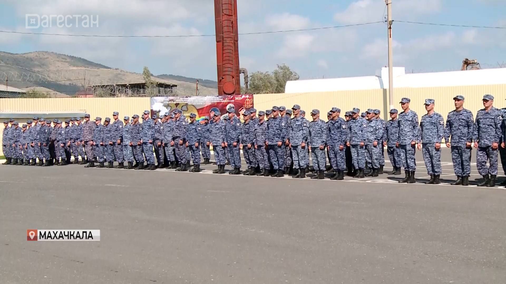 Спецполк махачкалинской Росгвардии отмечает юбилей
