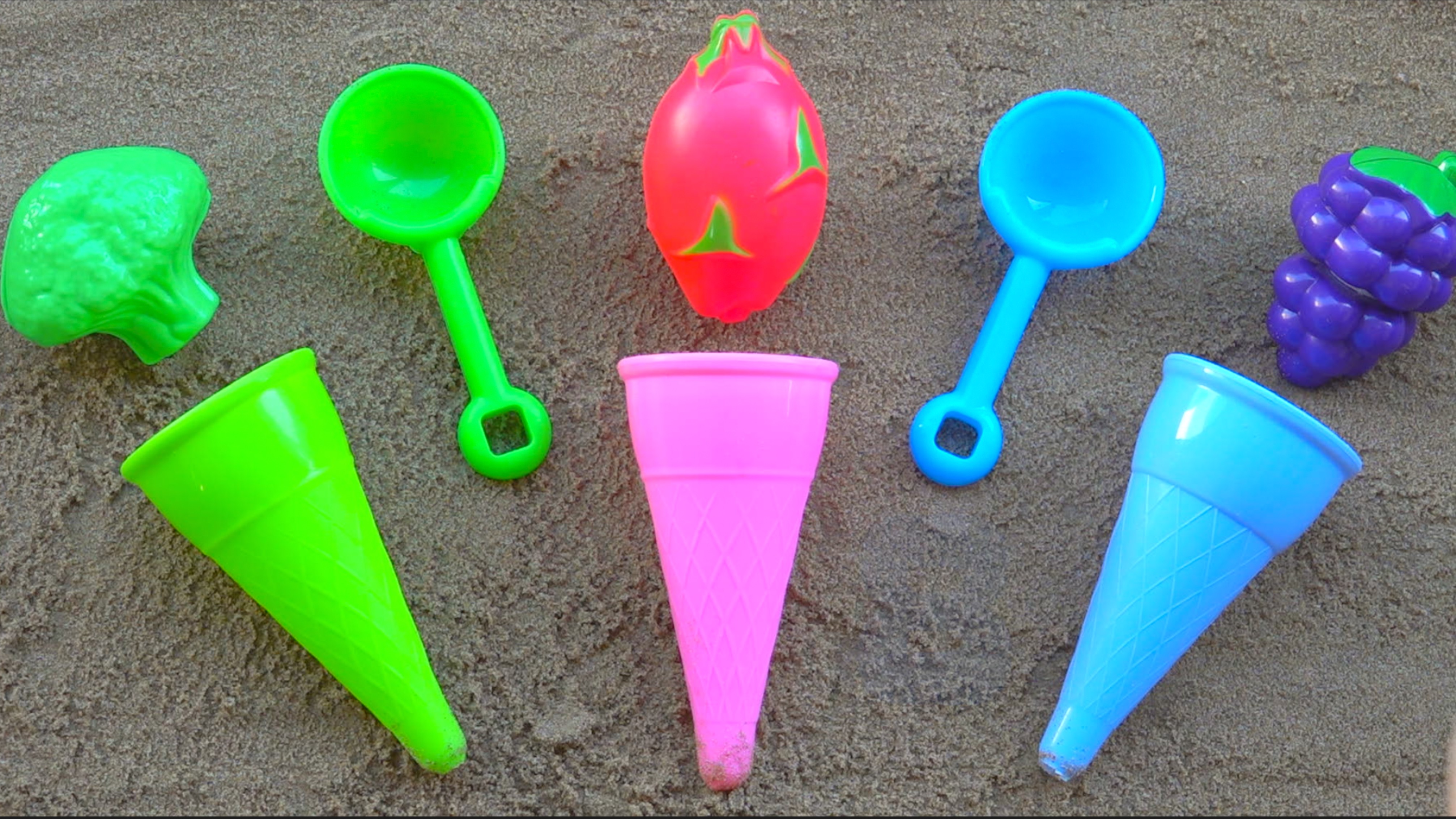 Учим Названия Овощей и Фруктов | Мультик для Малышей | Разноцветное мороженное | Детские  Песенки