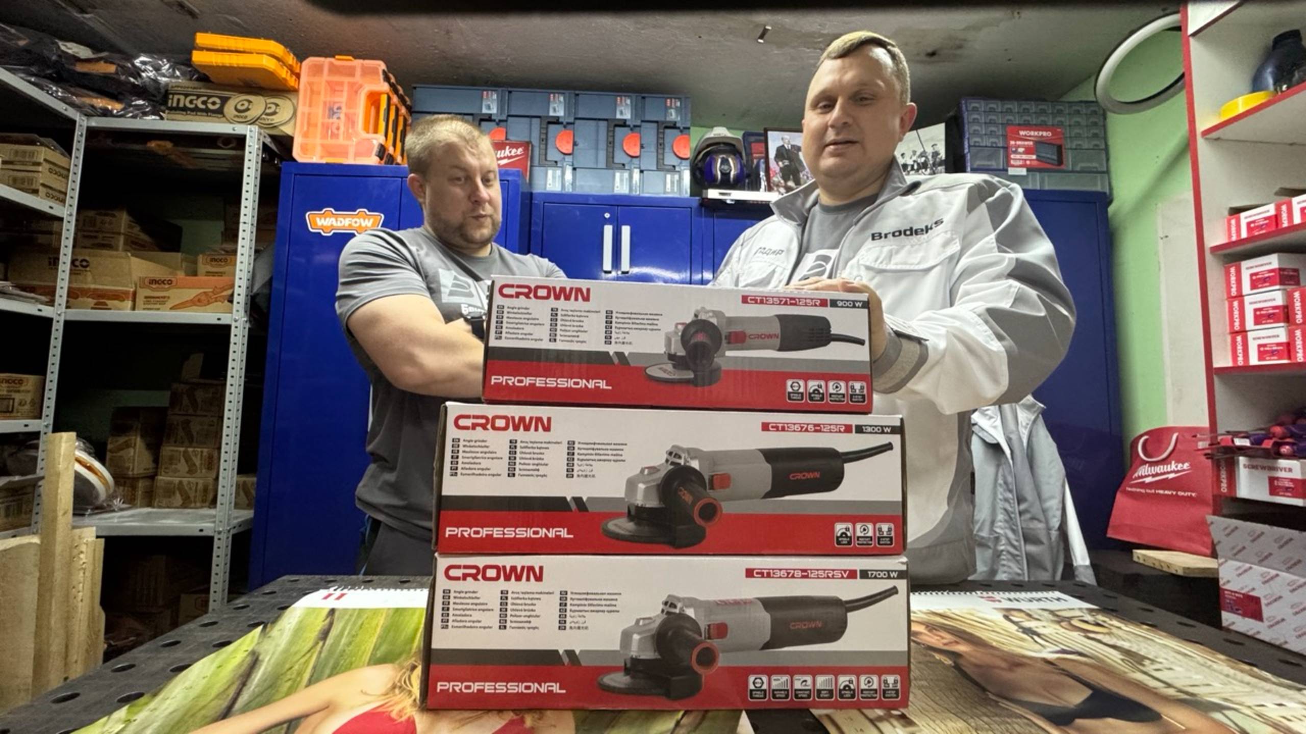 Новые УШМ CROWN