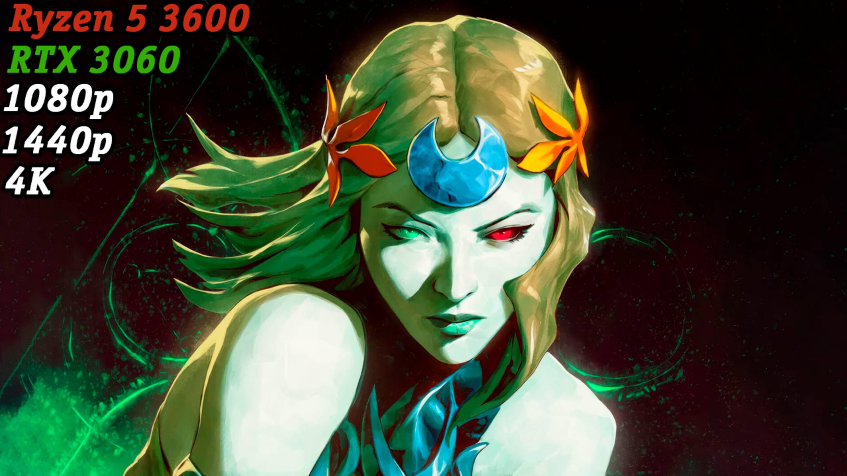 Hades 2 | Тест сборки Ryzen 5 3600 + RTX 3060 | 1080p, 1440p, 4K