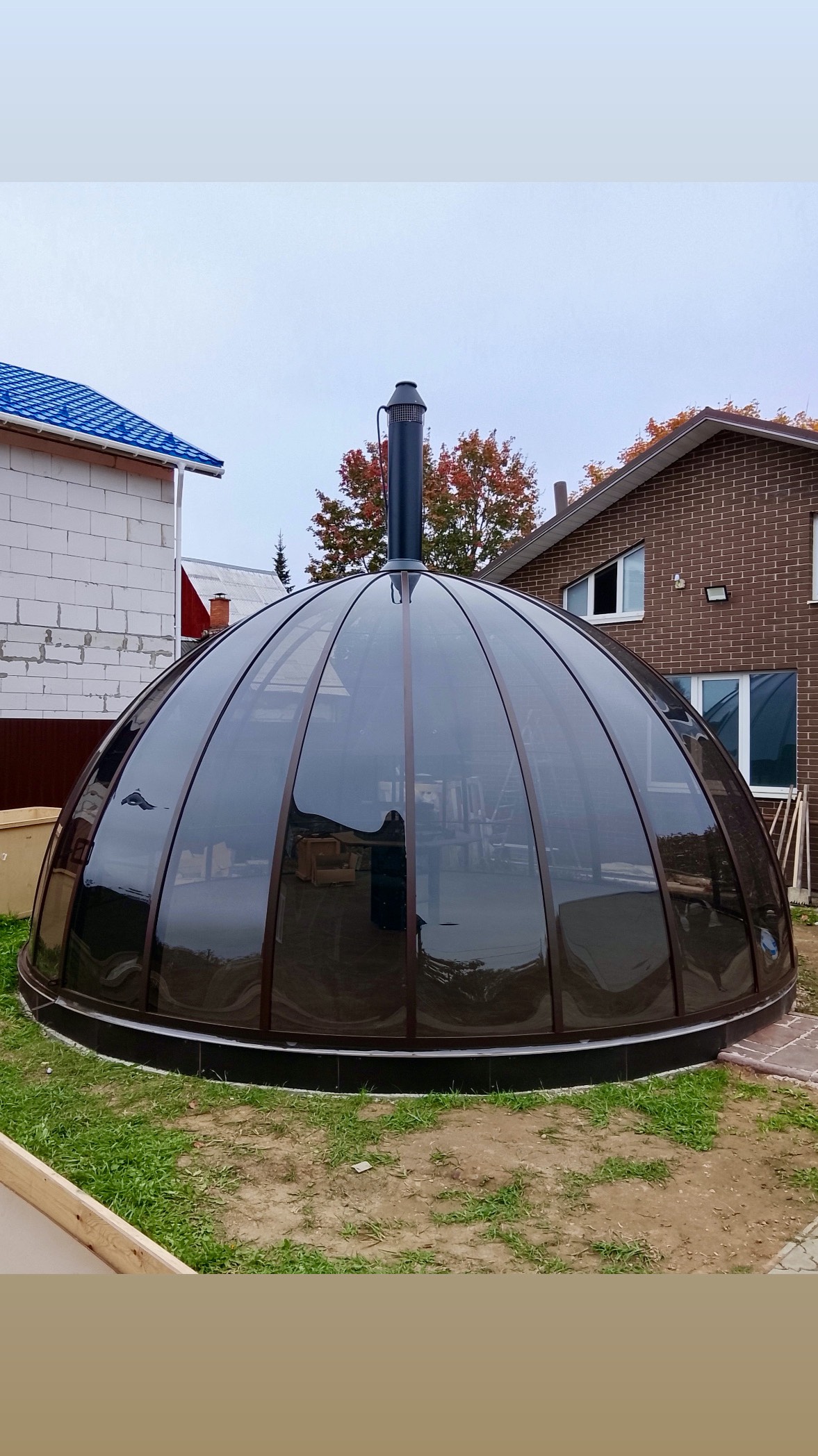 Гриль-зона на зиму | Заказать на cupol365.ru