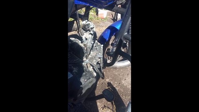 замена масло на мопеде Альфа RC50 M1 (110 кубов)