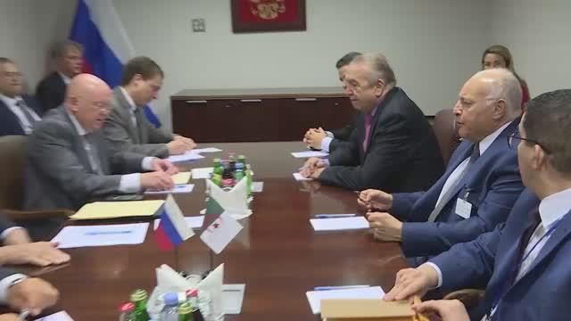 С.Лавров и А.Аттаф, Нью-Йорк, 27 сентября 2025 года