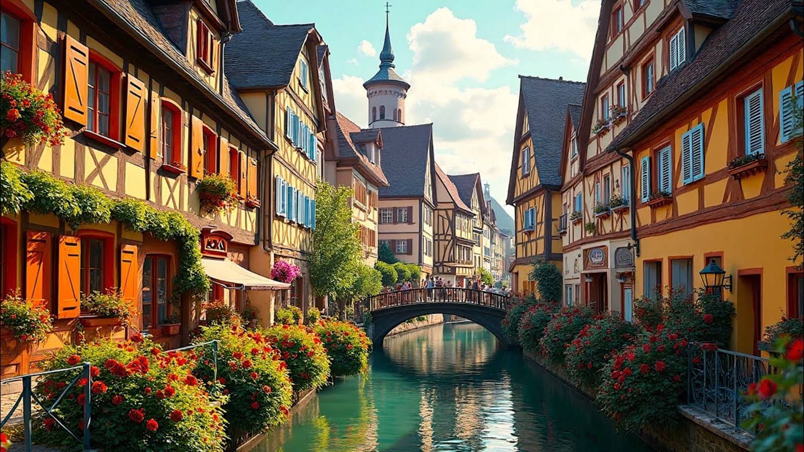 Кольмар, Франция. Пешеходная экскурсия 4K по жемчужине Эльзаса | #шариклайф