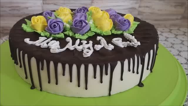 Украшение торта белково заварным кремом. Торт ПТИЧЬЕ МОЛОКО. Украшение торта своими руками