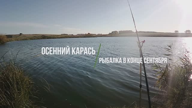 Осенний КАРАСЬ. Отличный клев в конце сентября.