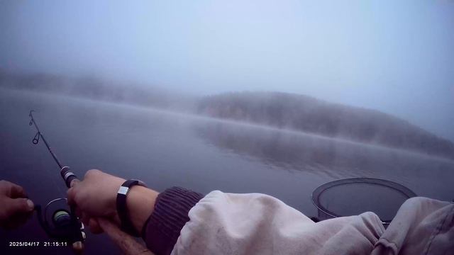 Порыбачил на Водохранилище🎣 Удалось поймать окуня на блесну вертушку🎣