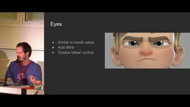 Лицевой такелаж для стилизованной анимации персонажей автор Рик Шутте - Конференция Блендер 2025