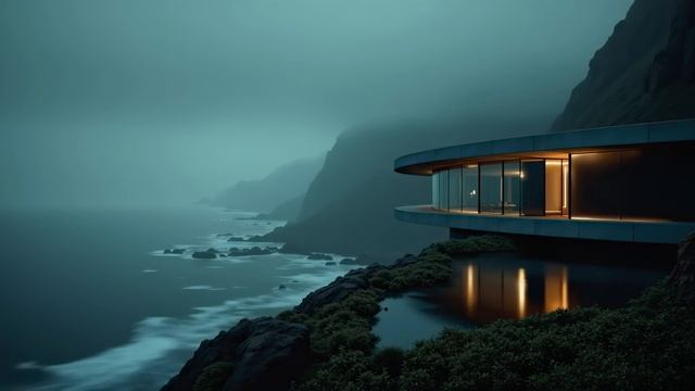 Deep Chillout & Focus Music ~ Serene Misty Coastal Retreat Ambiance for Work