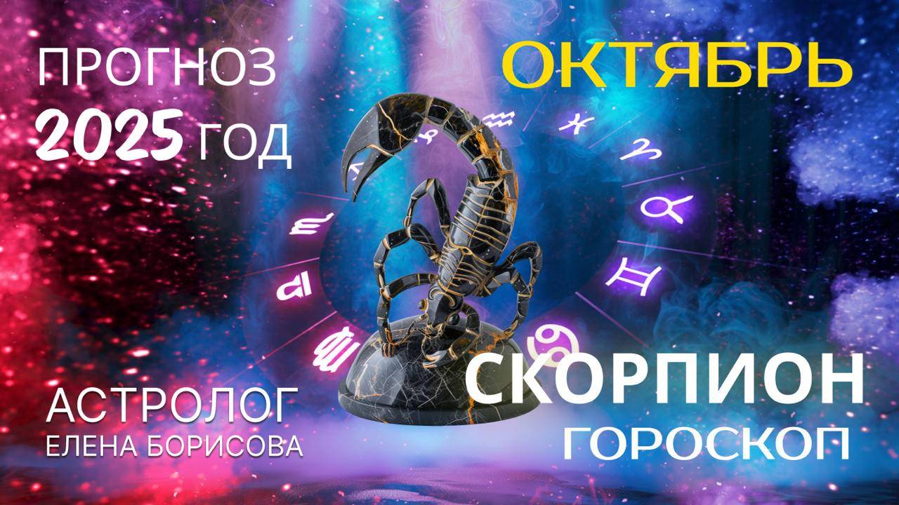 Скорпион  Прогноз на ОКТЯБРЬ 2025
