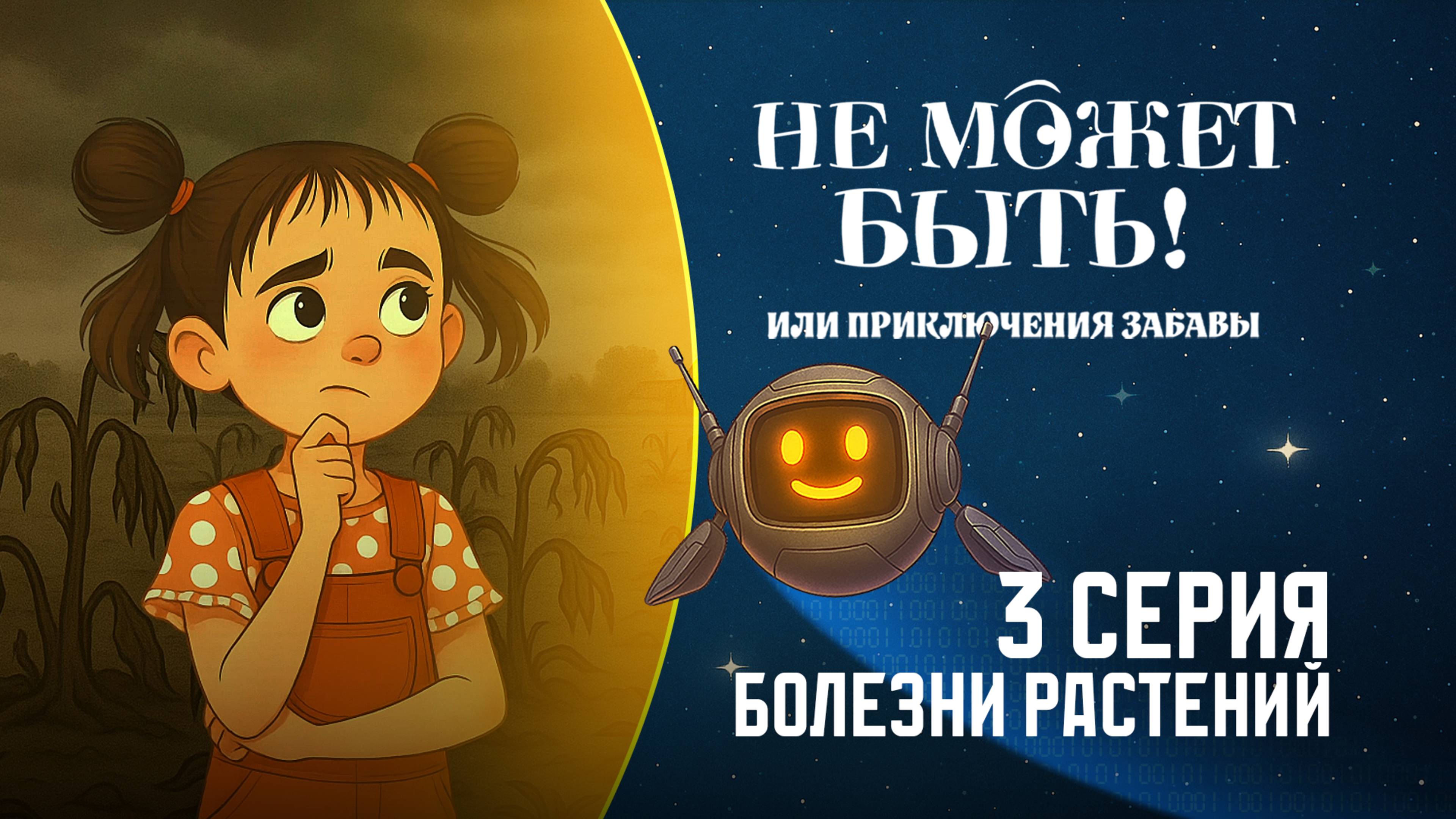 Сериал «Не может быть! или Приключения Забавы» – 3 серия. Болезни растений