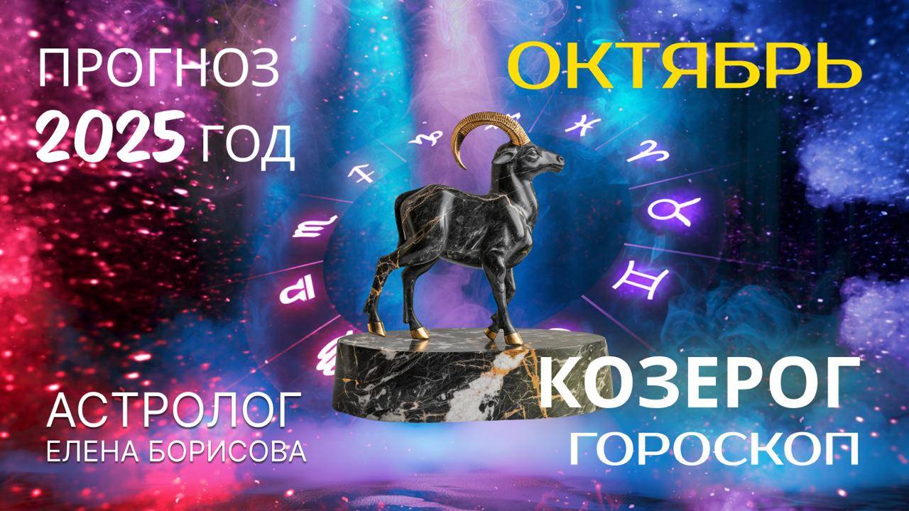 Козерог  Прогноз на ОКТЯБРЬ 2025