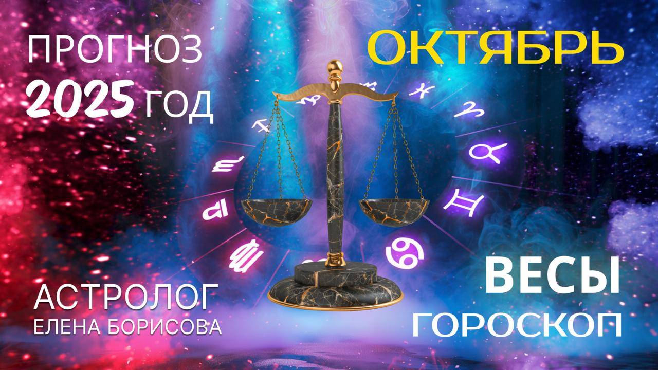 Весы  Прогноз на ОКТЯБРЬ 2025