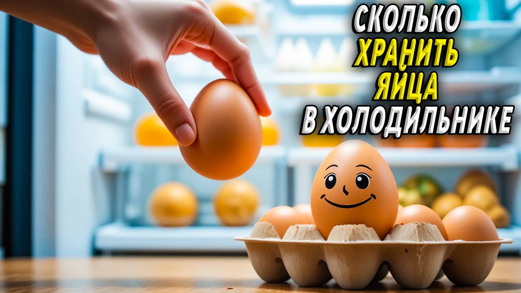 Сколько хранить яйца в холодильнике