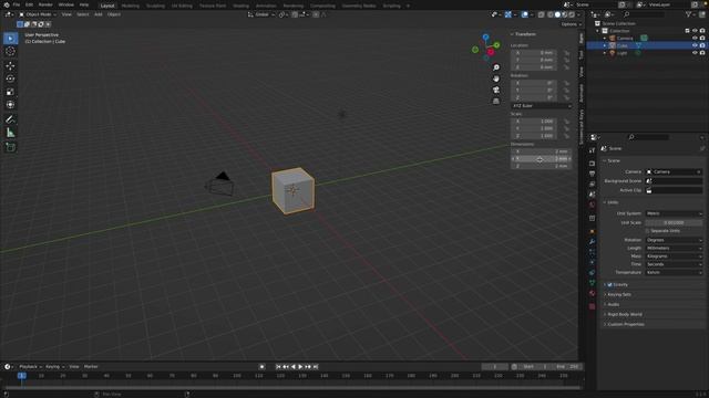 Настройка единиц измерения в Blender - Короткие уроки 3D принтер №1