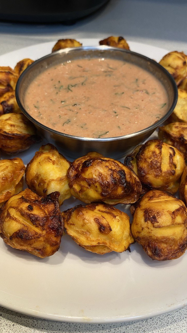 Жареные пельмени в АЭРОГРИЛЕ.