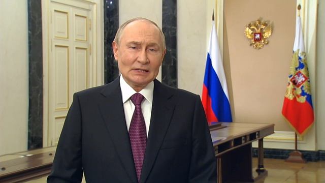 Путин поздравил граждан с Днём воссоединения Донбасса и Новороссии с Россией