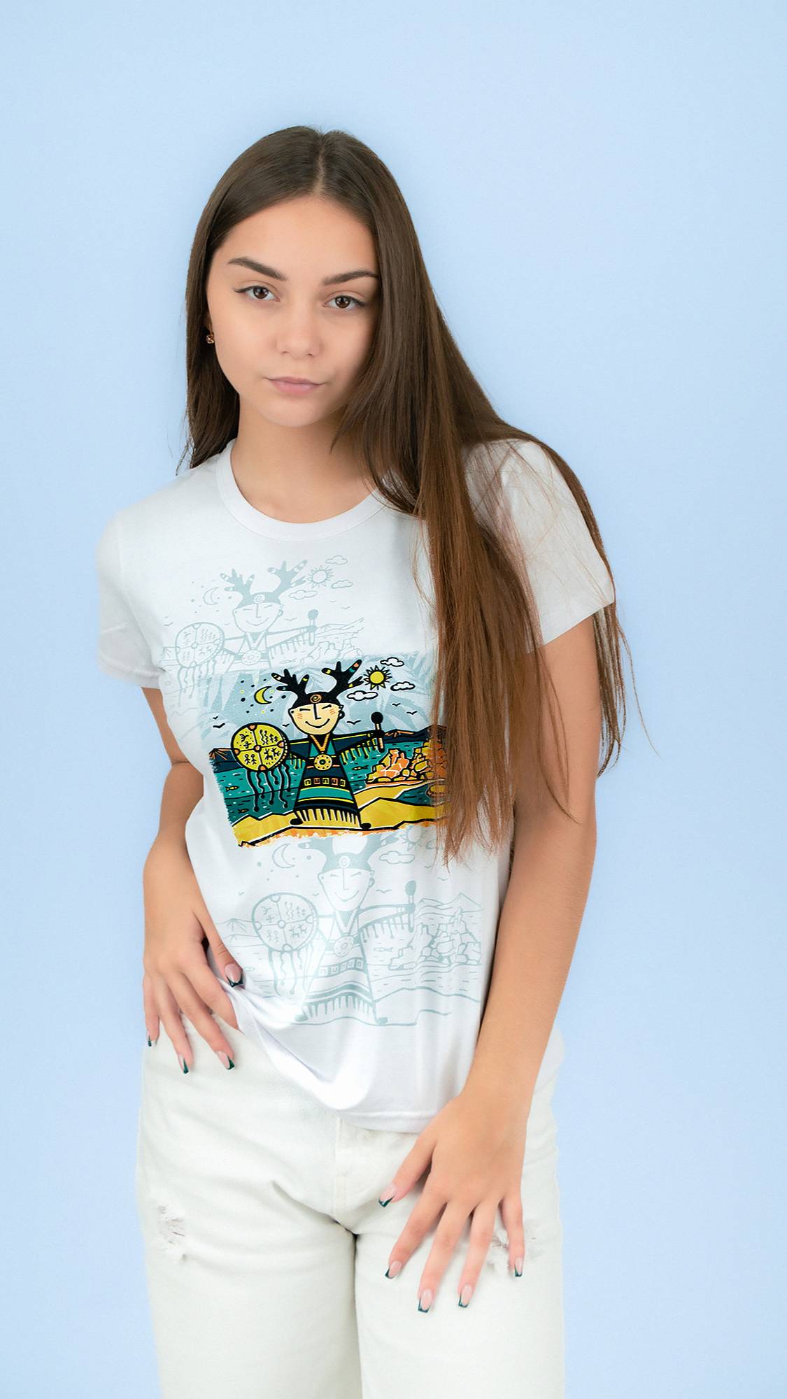 Футболка лайт односторонняя приталенная ШАМАНЧИК ГЛОБАЛ