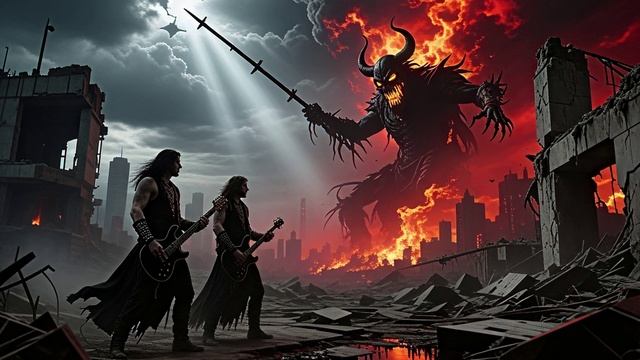 русские песня, тяжелый рок метал. (Апокалипсис)