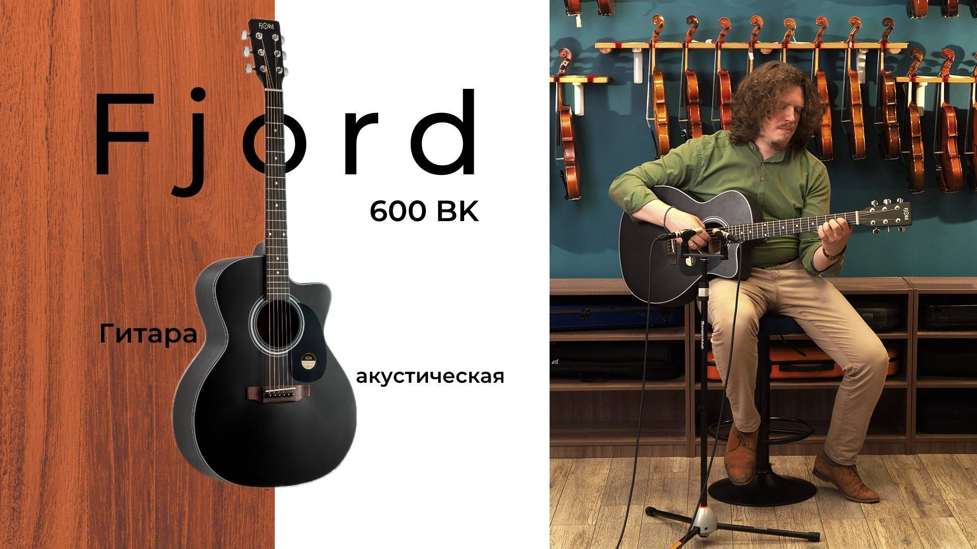 Гитара акустическая Fjord 600BK