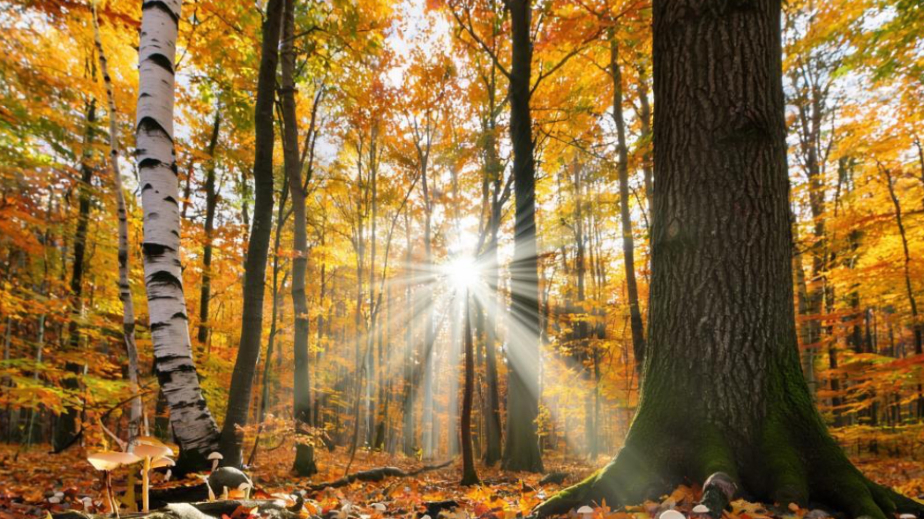 Краски осени, последний в этом году поход по грибы