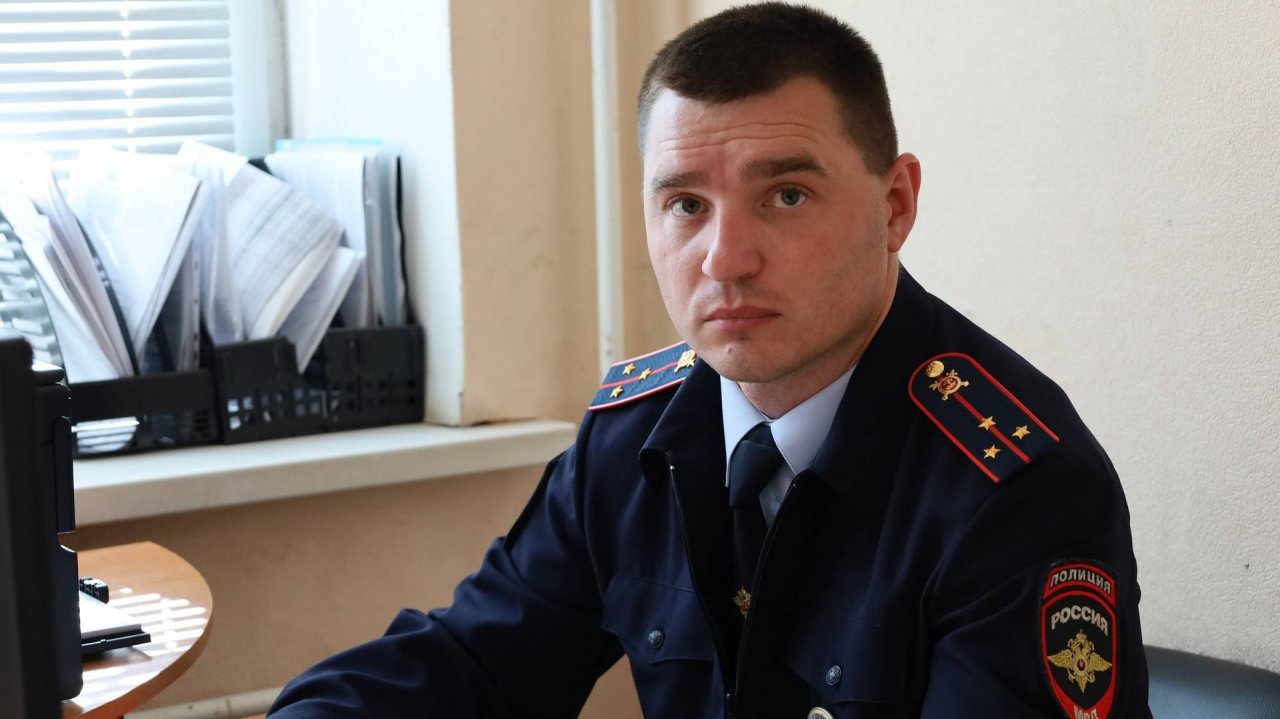 Участковый уполномоченный полиции Евгений Плужников служит в ОП с. Староюрьево МОМВД «Первомайский»