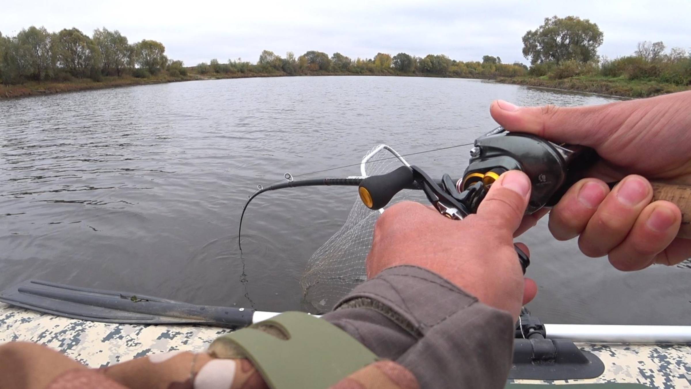 23 см в ШАХТЕ! Рыбалка на Спиннинг в Рязанской области 2025 Осень!