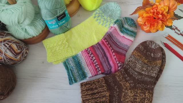 Сентябрьские вязанные работы за 2025 год.