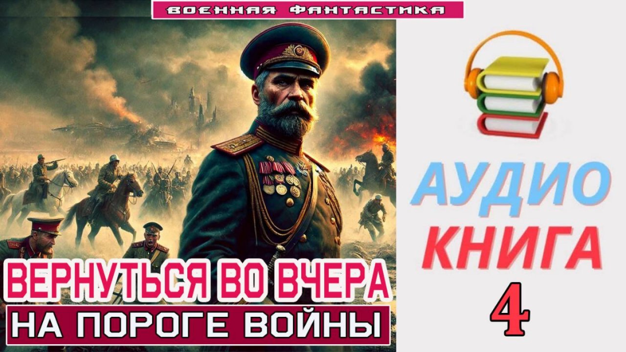 #Аудиокнига. «ВЕРНУТЬСЯ ВО ВЧЕРА - 4! На пороге войны». КНИГА 4. #Попаданцы#БоеваяФантастика