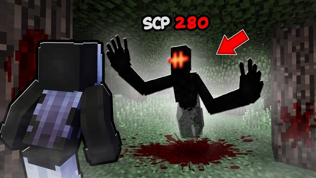 Я ДОБАВИЛА МОД СЦП 280 ГЛАЗА В ТЕМНОТЕ В МАЙНКРАФТ И ЭТО БЫЛО ОШИБКОЙ! ЖУТКИЙ МОД SCP 280 MINECRAFT