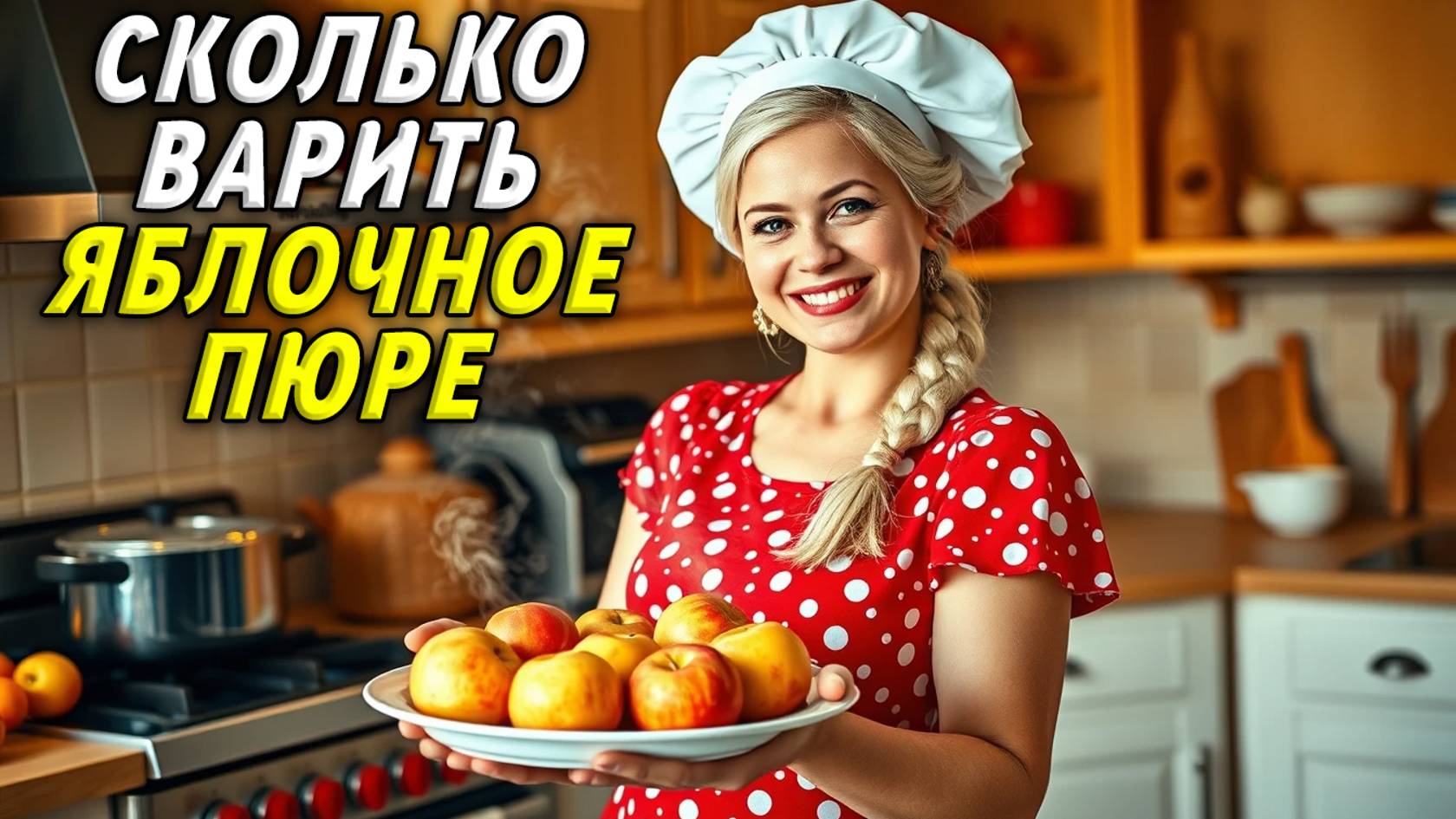 Сколько варить яблочное пюре